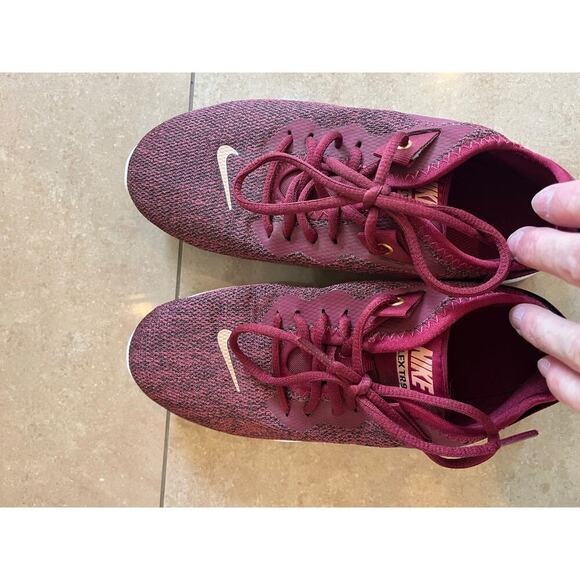 Nike Flex Trainer Team Sneaker Shoe Women 7 Active Athletic Running Walking Red - Picture 8 of 8
